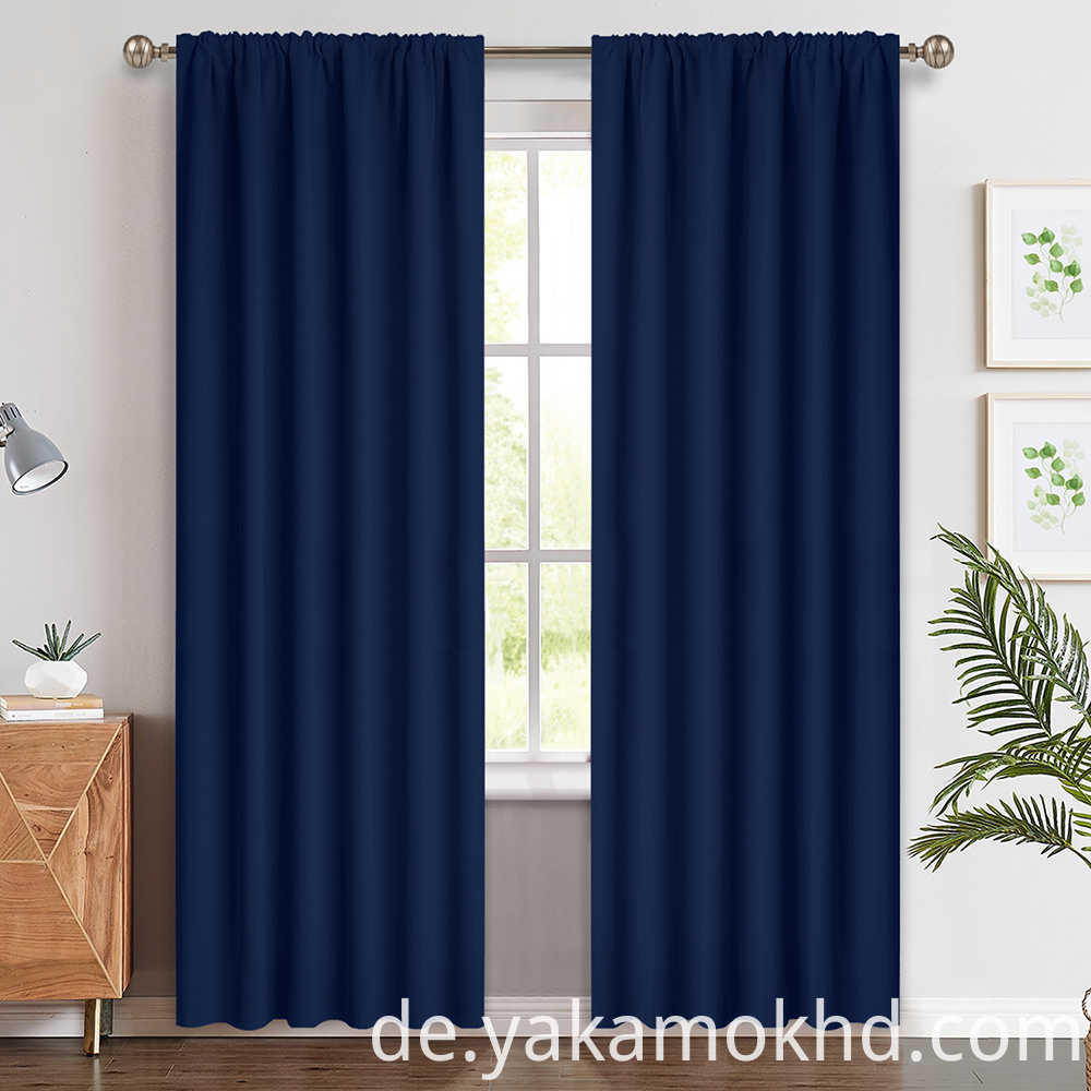Dunkelblaue Vorhänge Navy Blue Curtains